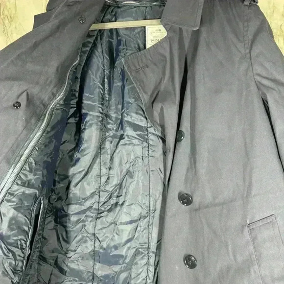 DSCP Defender Collection Navy Blue Military Trench Coat Removable Liner Size 40R - Picture 6 of 6